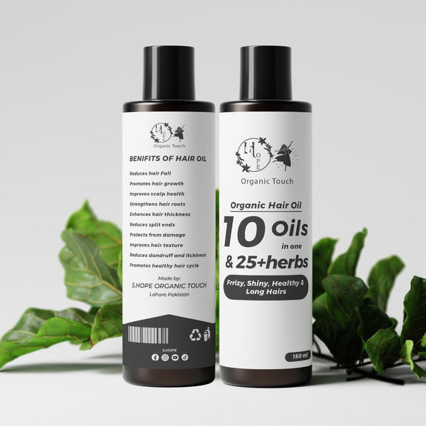 ShopeOrganic Herbal Hair Growth Oil – 100% Natural, Fast Hair Regrowth & Stronger Hair