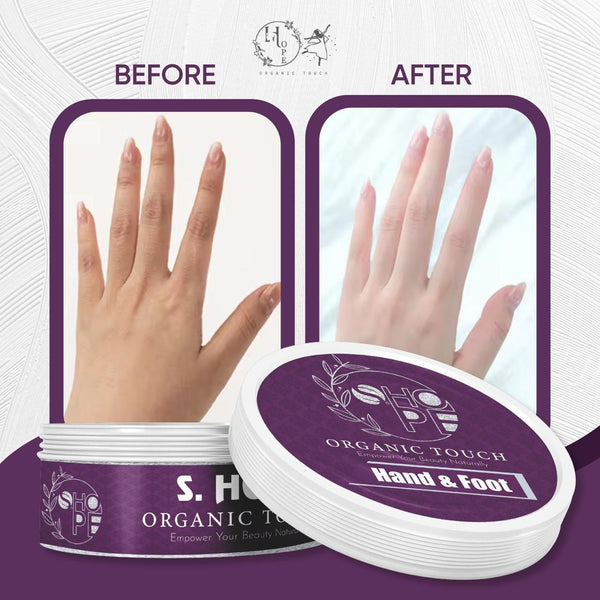 ✨ ShopeOrganic Radiant Touch – Hand & Foot Whitening & Repair Cream | Soft, Bright & Spotless Skin